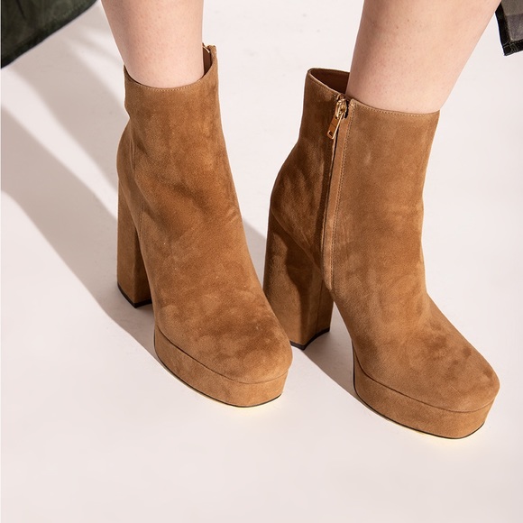 COACH Iona Sued Carmel Bootie - Picture 3 of 10